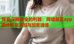 探索深网安全的利器：网暗禁区app助你匿名浏览与加密通信