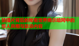 禁播片背后的秘密世界揭示暗网中的惊人真相与禁忌内容