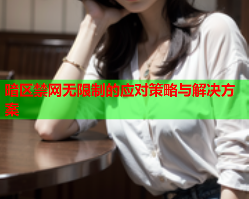 暗区禁网无限制的应对策略与解决方案