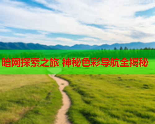 暗网探索之旅 神秘色彩导航全揭秘