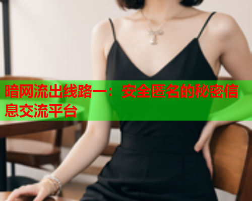 暗网流出线路一：安全匿名的秘密信息交流平台