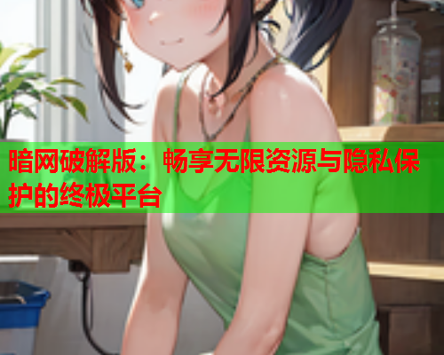 暗网破解版：畅享无限资源与隐私保护的终极平台