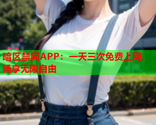 暗区禁网APP：一天三次免费上网，畅享无限自由